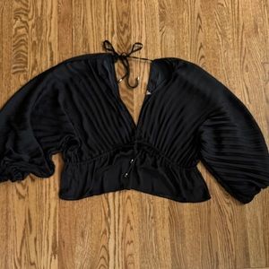 Free People pleated blouse